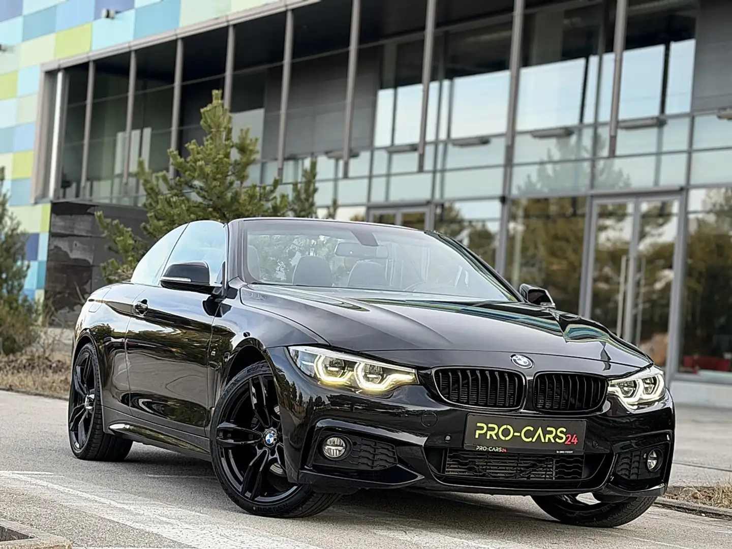 BMW 420 d Cabrio // M-PAKET // LED // GARANTIE Schwarz - 1