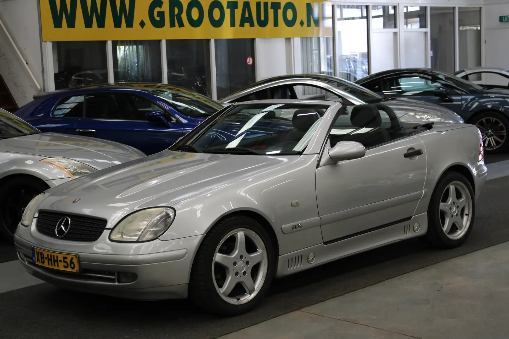 Mercedes-Benz SLK 200 Volledige Historie Aanwezig Leder, NAP, Stuurbekra Gris - 1