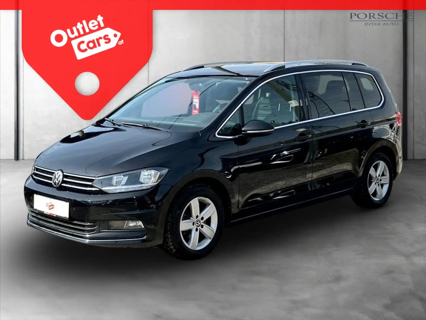 Volkswagen Touran 1.5 TSI BMT Highline AHK+LEDER+NAVI+RADAR Schwarz - 1