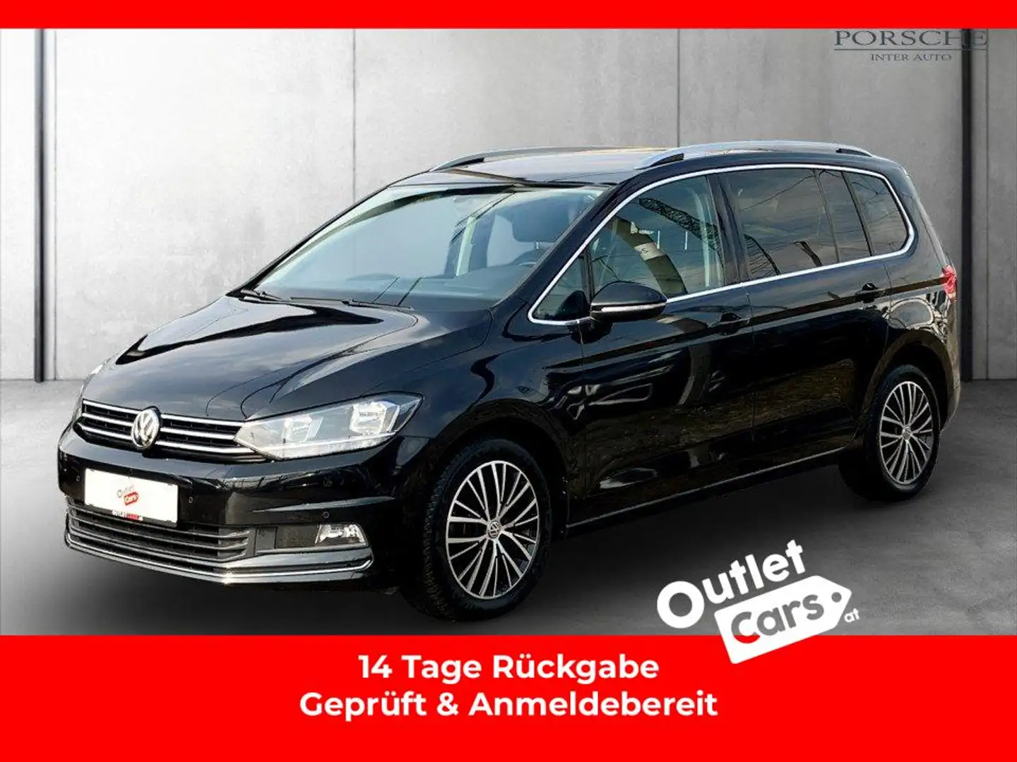 Volkswagen Touran 1.5 TSI BMT Highline AHK+LEDER+NAVI+RADAR Schwarz - 1