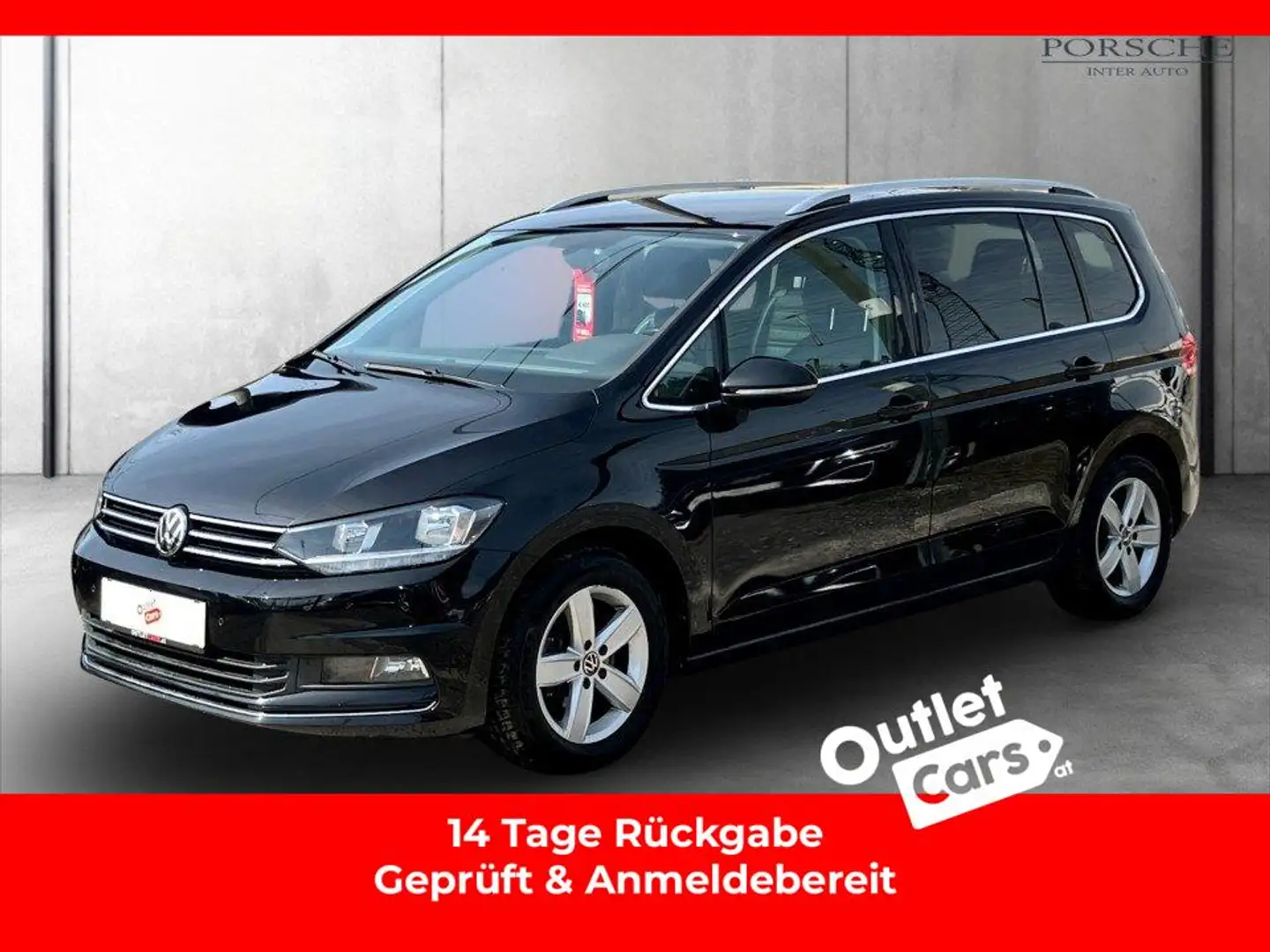 Volkswagen Touran 1.5 TSI BMT Highline AHK+LEDER+NAVI+RADAR Schwarz - 1