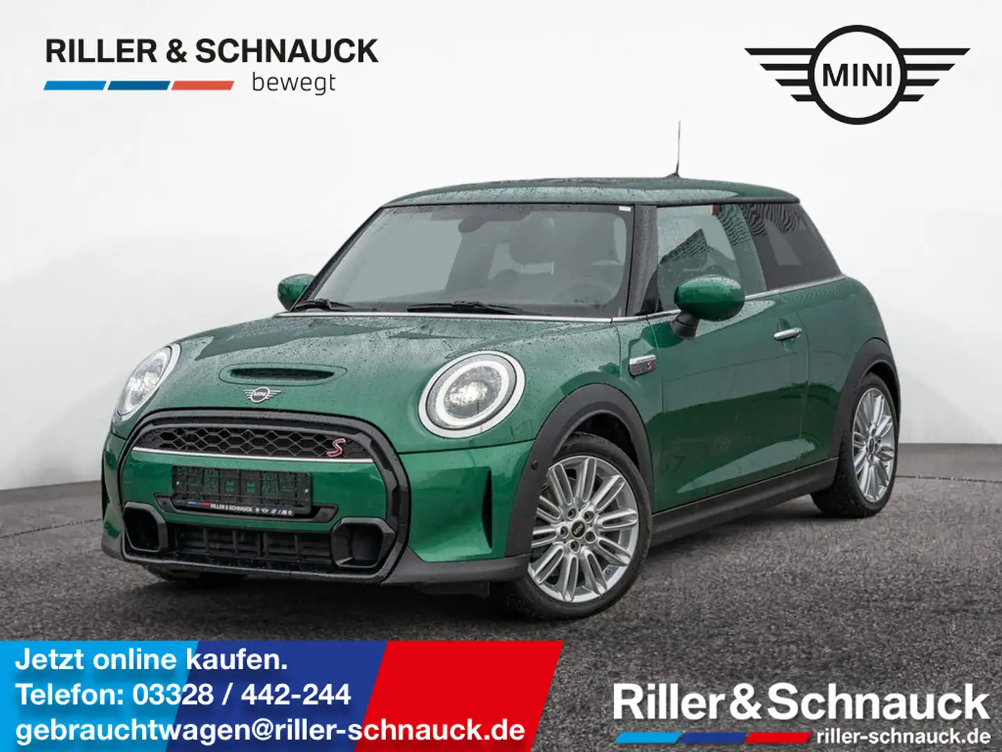 MINI Cooper S Classic Trim PANO+LEDER+H/K+KAM+KEYL Grün - 1