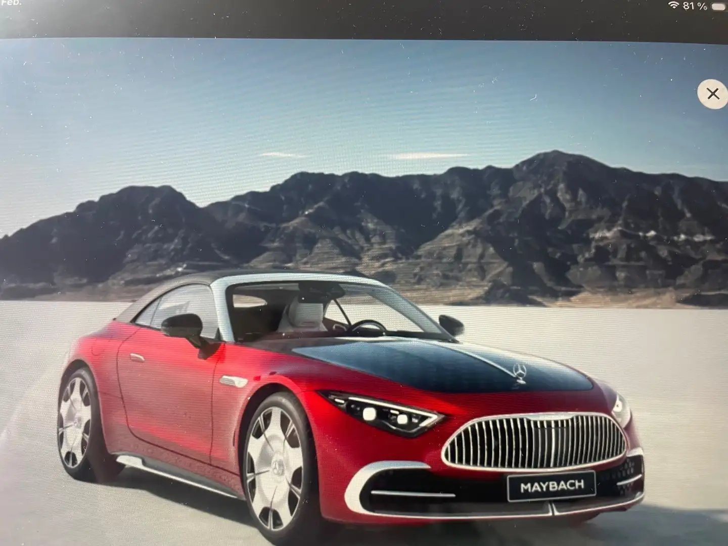 Mercedes-Benz SL 680 Maybach Pattern Monogram Series  MY2026 Rot - 2