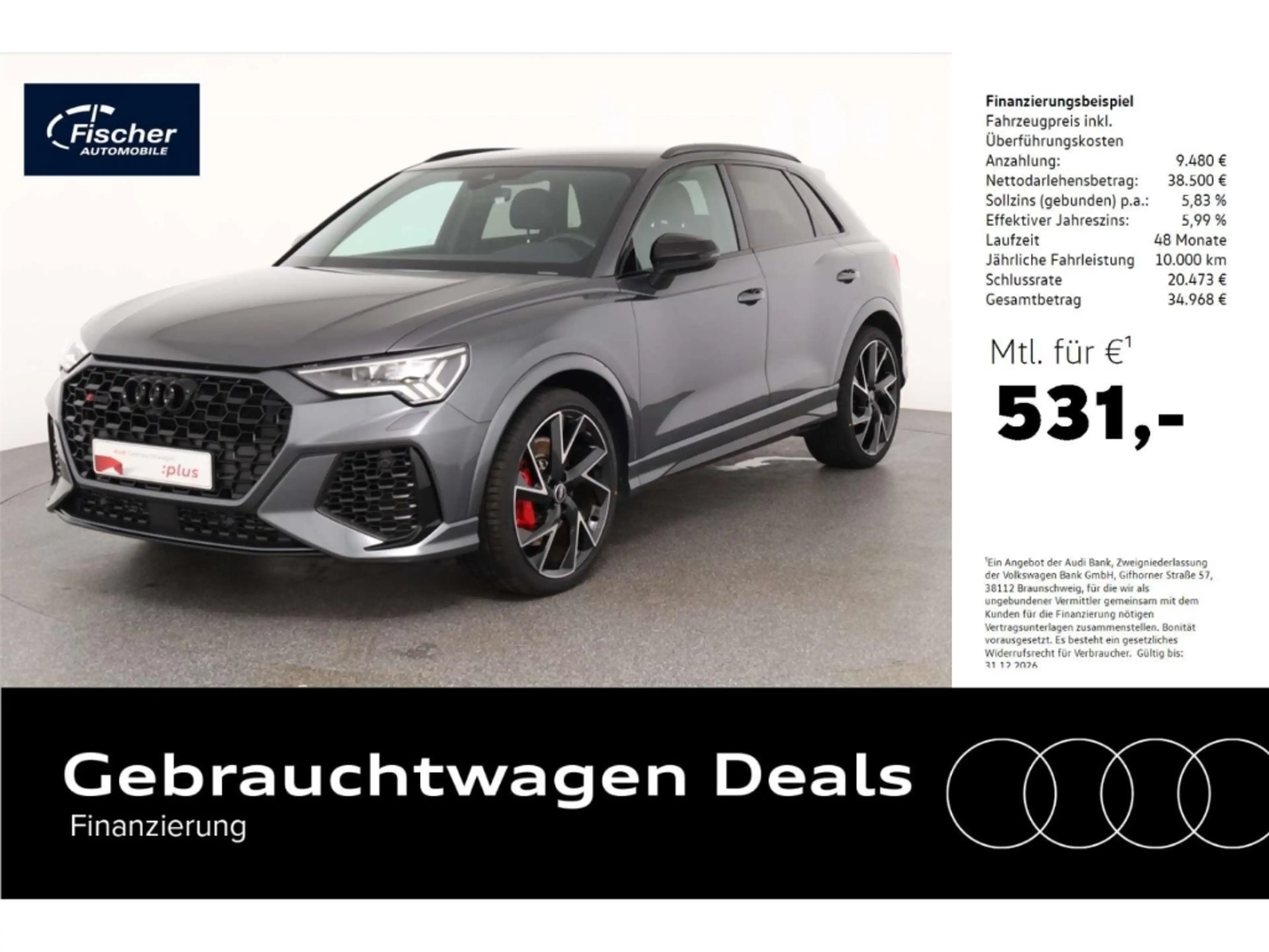 Audi RS Q3 TFSI quattro 280kmh/Matrix/21''/Leder/Sonos