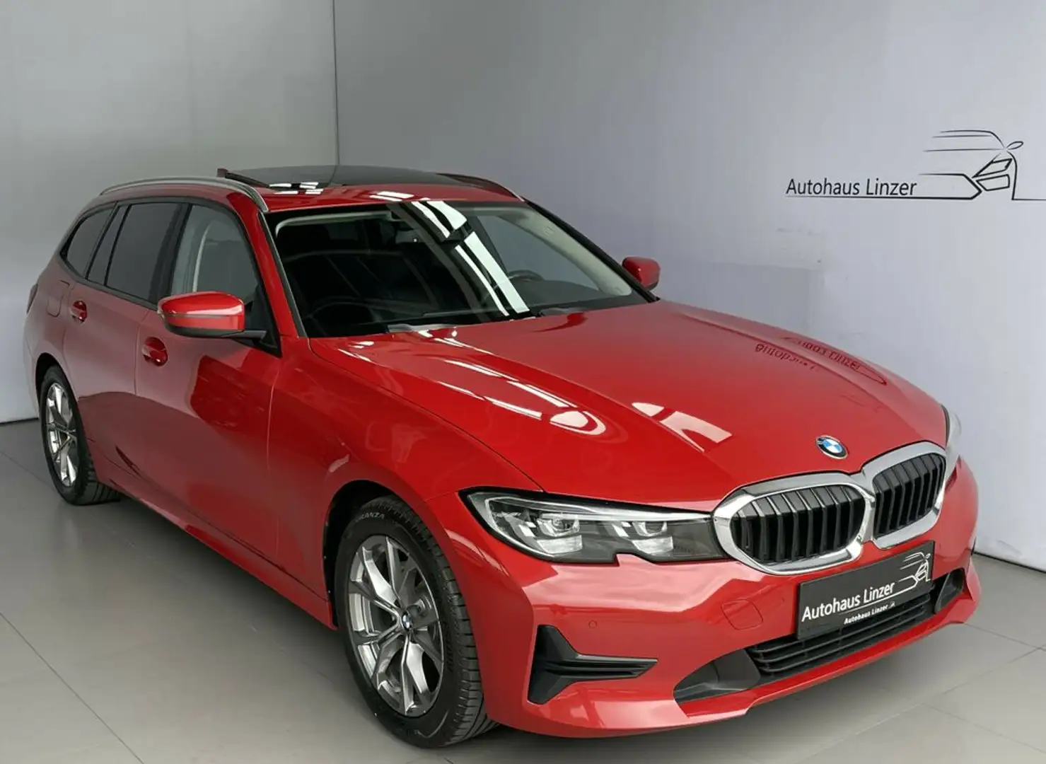 BMW 318 d M-Lenkrad *LED*PANO*AHK*Sportsitze*HiFi*DAB* Rot - 1