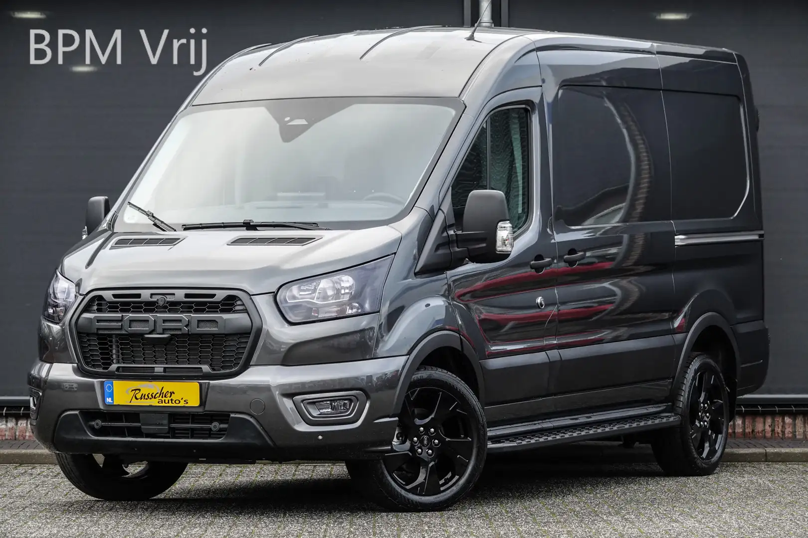 Ford Transit L2H2 | 165Pk A8 Aut. | Raptor Edition | 2x Schuifd Grijs - 1