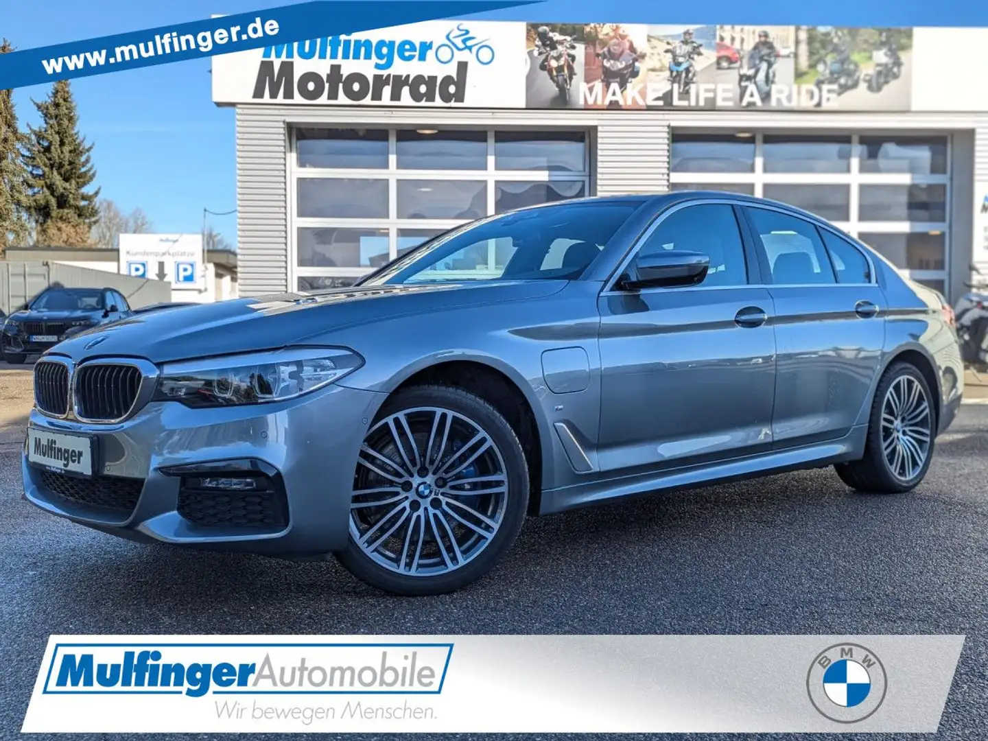 BMW 530 e xDr.M Sport Leder SuView.LiveNavi Park+ 19" Bleu - 1