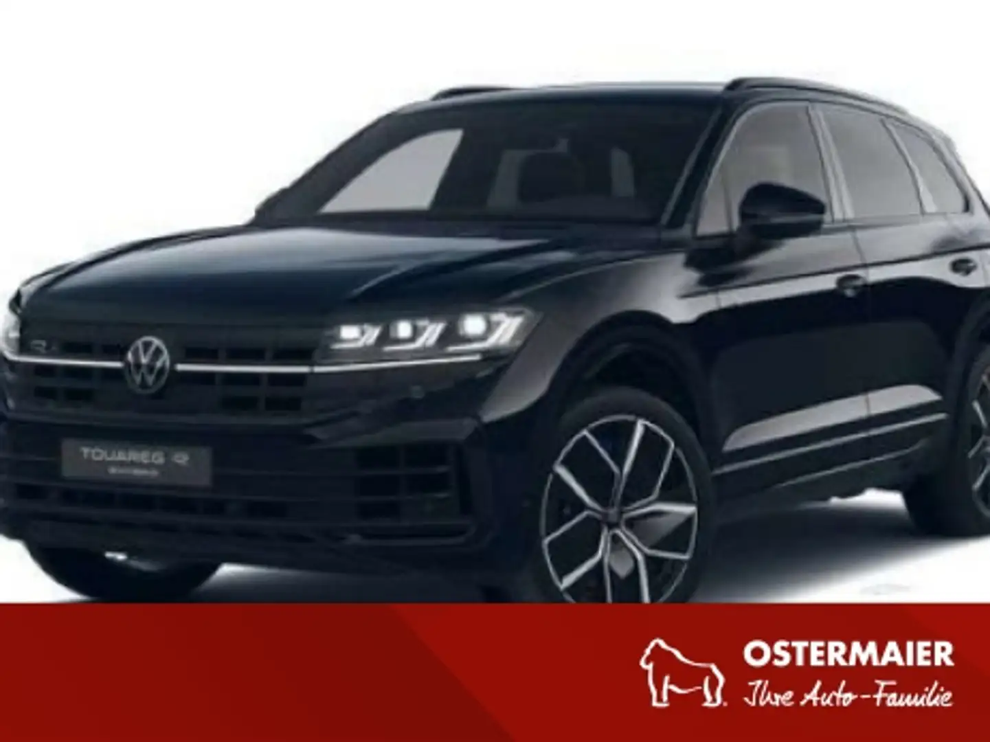 Volkswagen Touareg R 3.0 V6 eHybrid 4M 340PS AT LEDER.AHK.MATRIX.4-J. Noir - 1