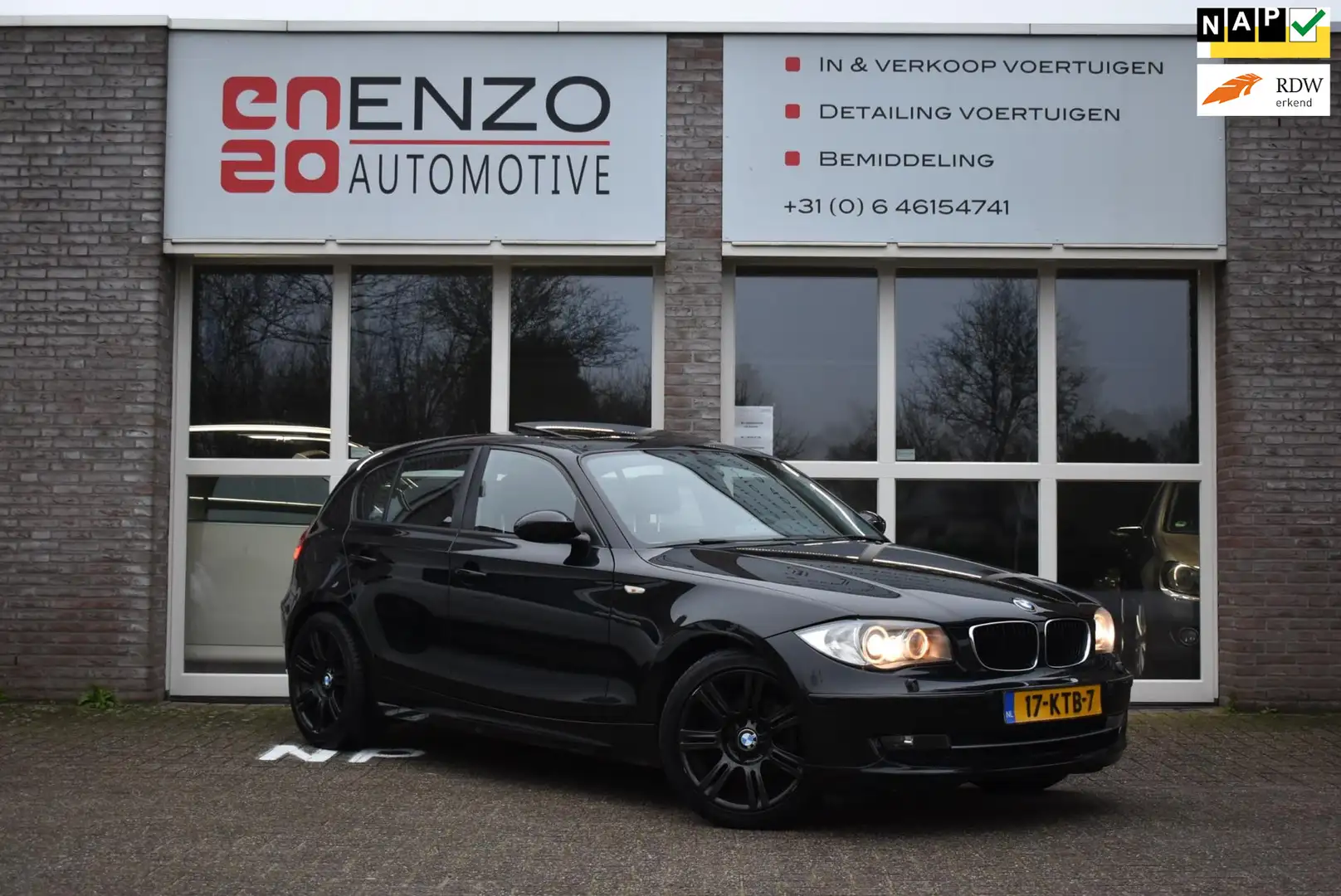 BMW 118 1-serie 118i Vol Opties Nwe ketting Pano Automaat Nero - 1