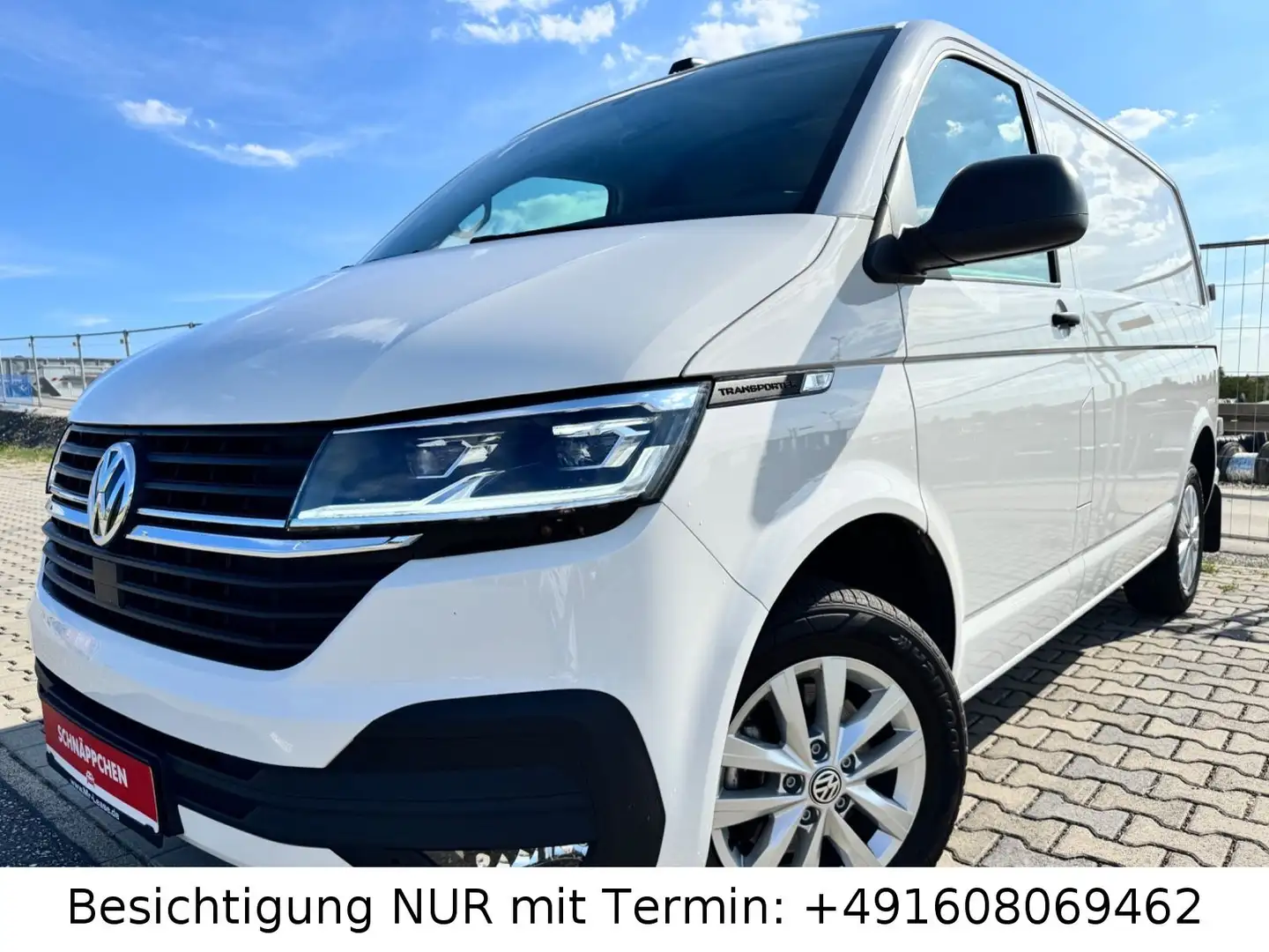 Volkswagen T6 Transporter T6.1 Transporter GARANTIE27 STANDHZG LED AHK CAM Blanc - 1