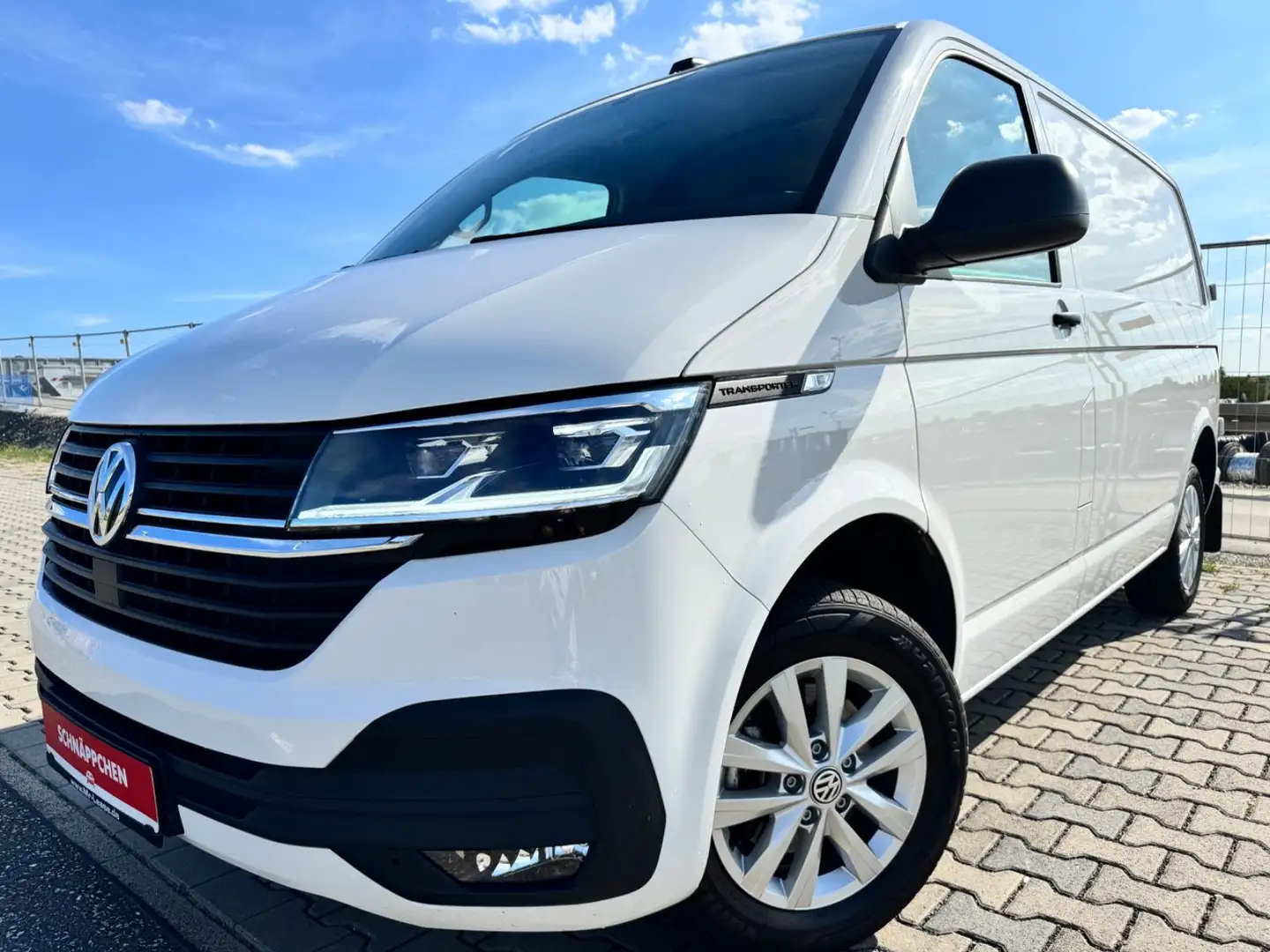 Volkswagen T6 Transporter T6.1 Transporter GARANTIE27 STANDHZG LED AHK CAM Weiß - 1