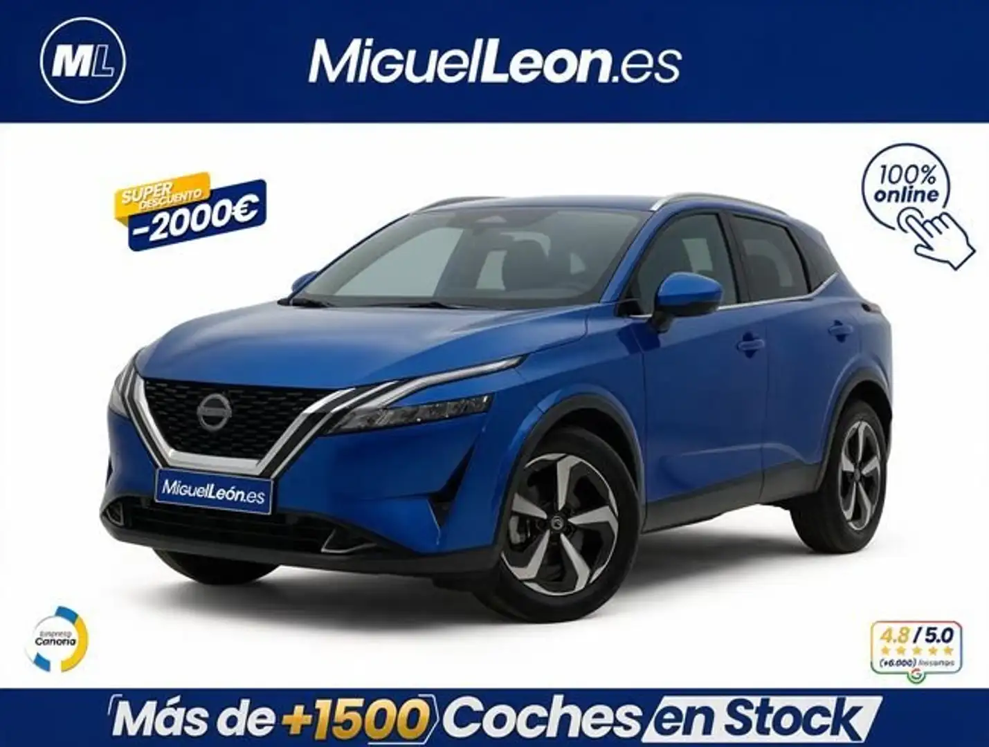 Nissan Qashqai DIG-T 103kW N-Connecta Azul - 1