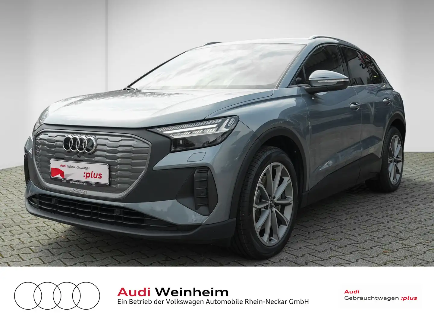 Audi Q4 e-tron 40 Matrix LED AHK Kamera Navi uvm Blau - 2