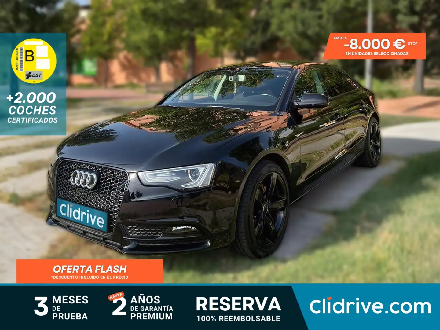 Audi A5 Sportback 2.0TDI 150 Negro - 1
