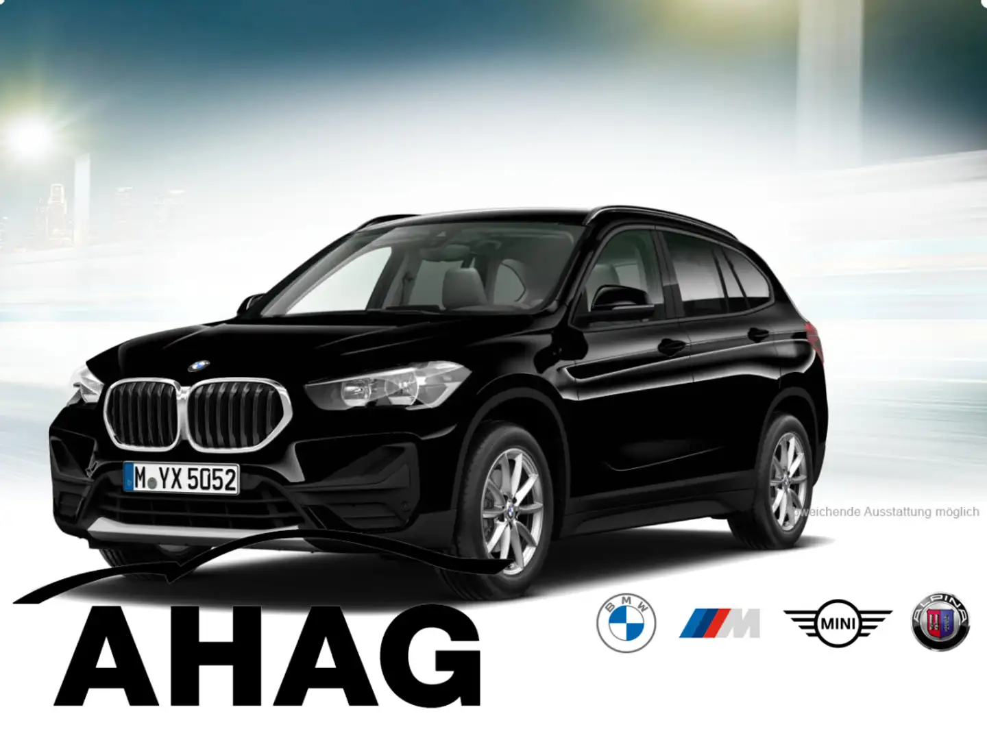 BMW X1 sDrive18d Advantage Aut. Klimaaut. Head-Up Schwarz - 2