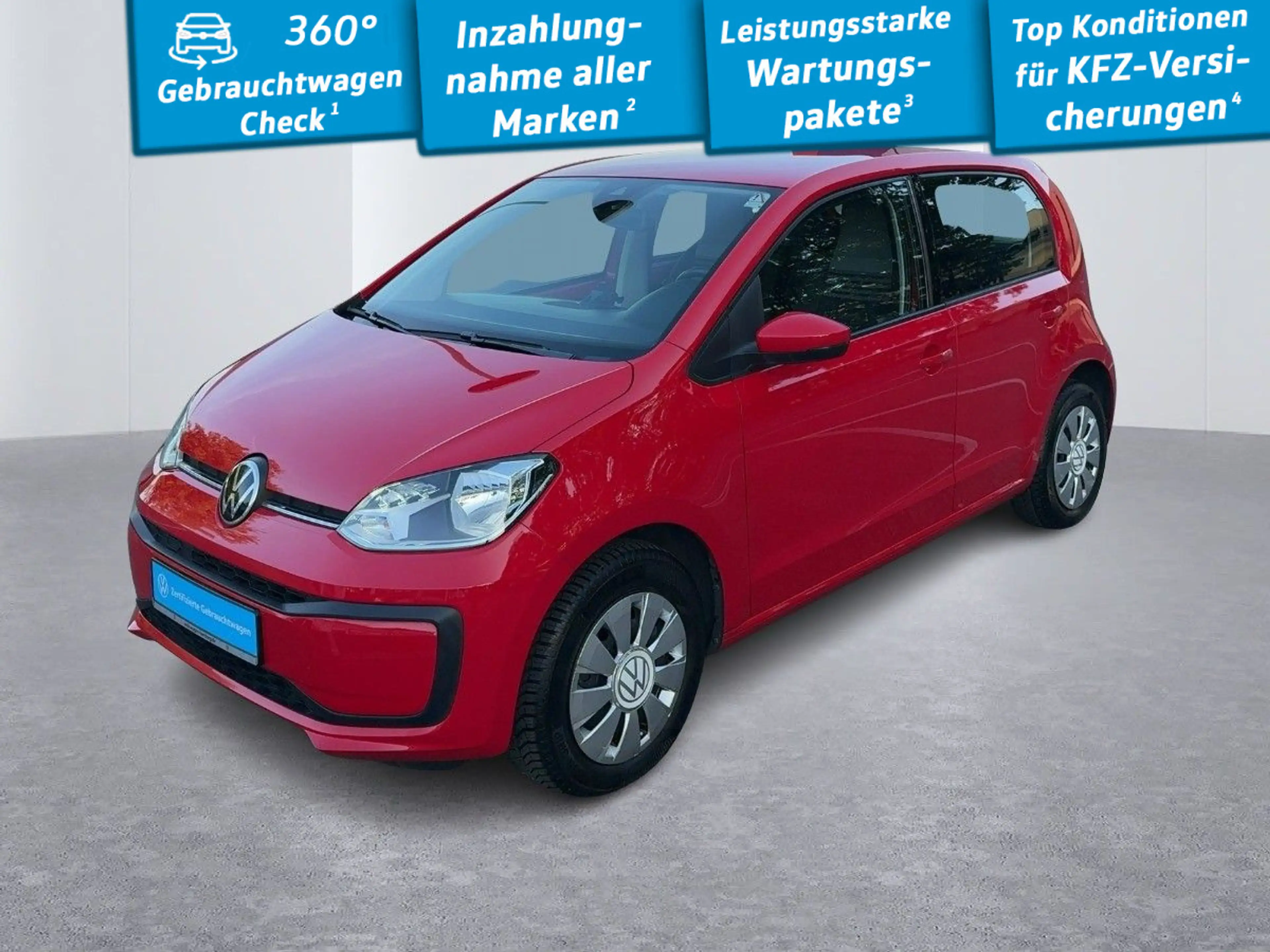 Volkswagen up! 1.0 Rückfahrkamera LED PDC — photo 2