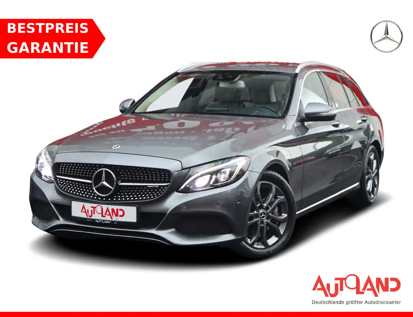 Mercedes-Benz C 300 C300 T-Modell Avantgarde LED Navi Burmester PDC Grijs - 1