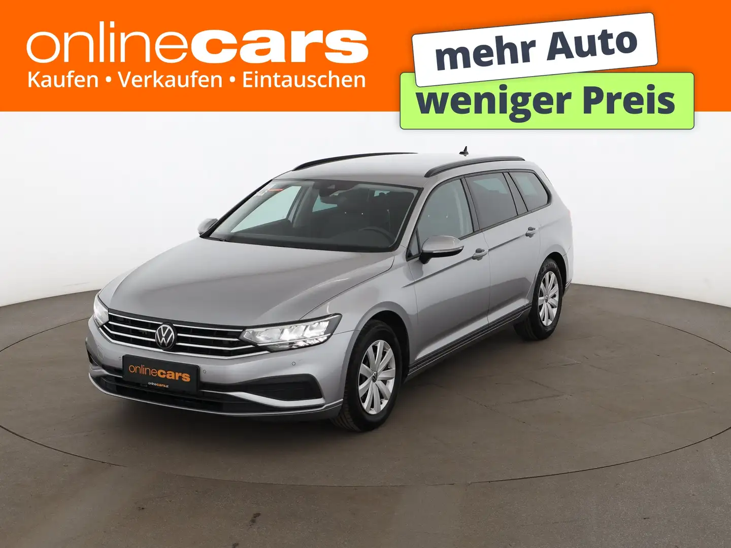 Volkswagen Passat Variant 2.0 TDI Aut LED AHK RADAR NAVI PDC Silber - 1