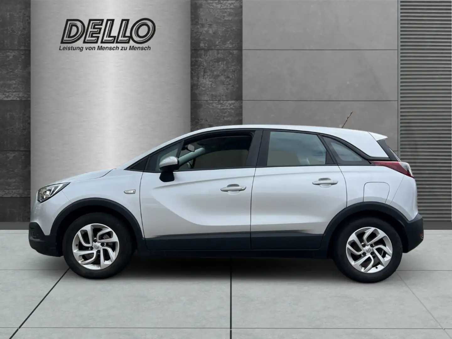 Opel Crossland Edition 1.2 T. Parks.hi,Rückf.k. Sitz.u.Lenkradhzg Silber - 2