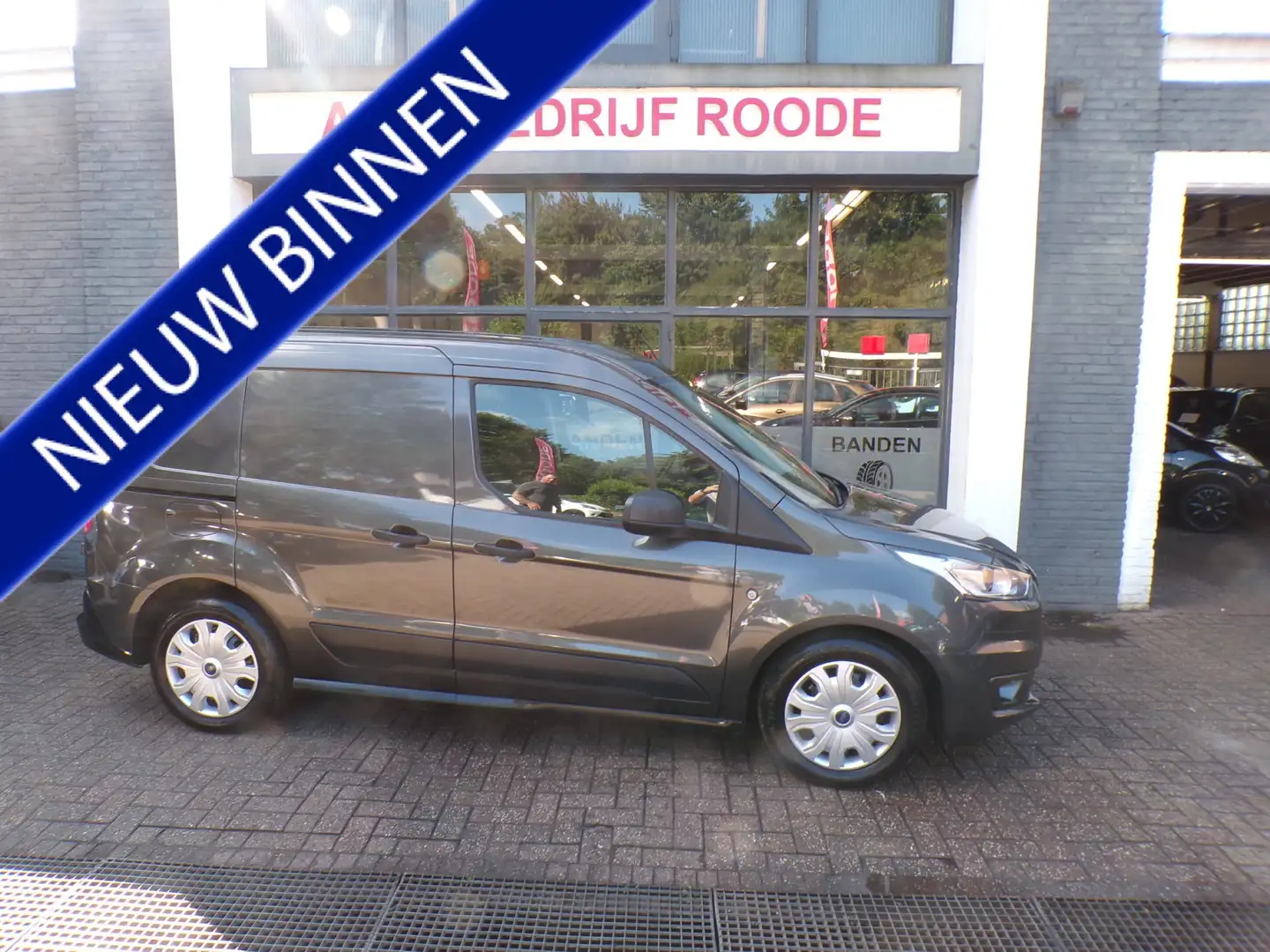Ford Transit Courier 1.0 Trend Benzine VELE EXTRA'S,SCHUIF DEUR,NAVI,CA Grijs - 1