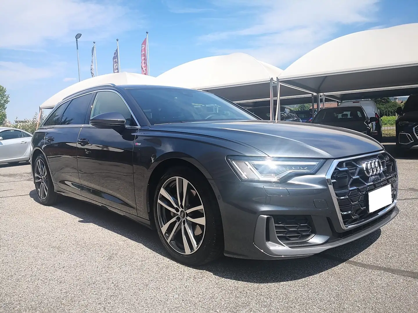 Audi A6 Avant 40 2.0 TDI quattro S tronic *** S line *** Gris - 1
