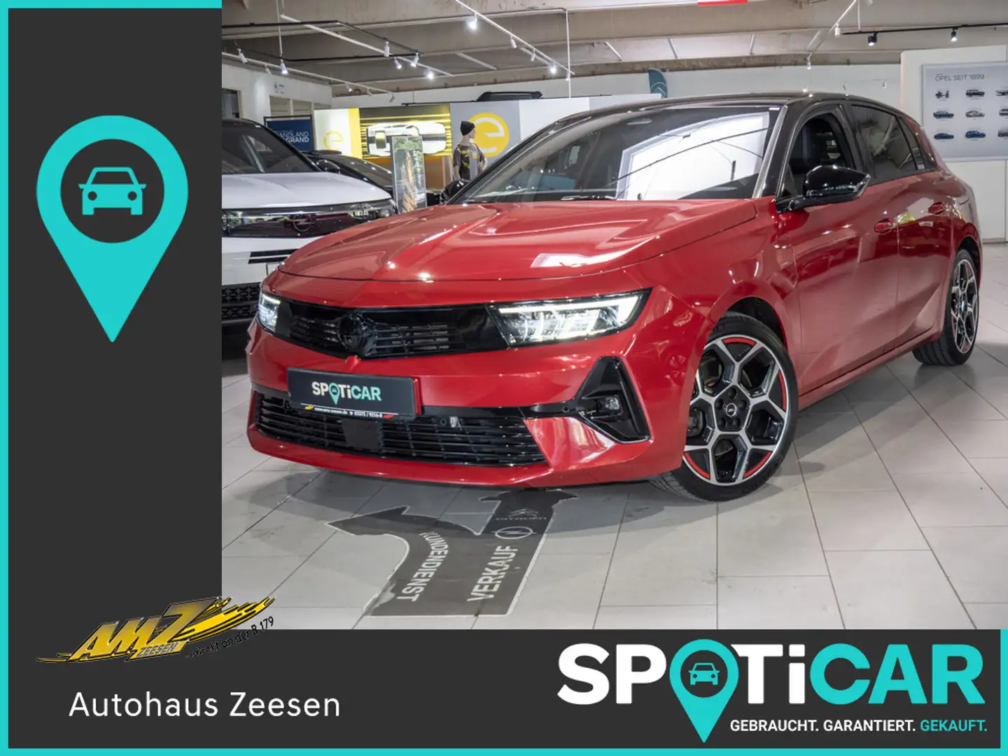 Opel Astra Plug-in Hybrid GS-Line HUD STANDHZ 360° Rosso - 1