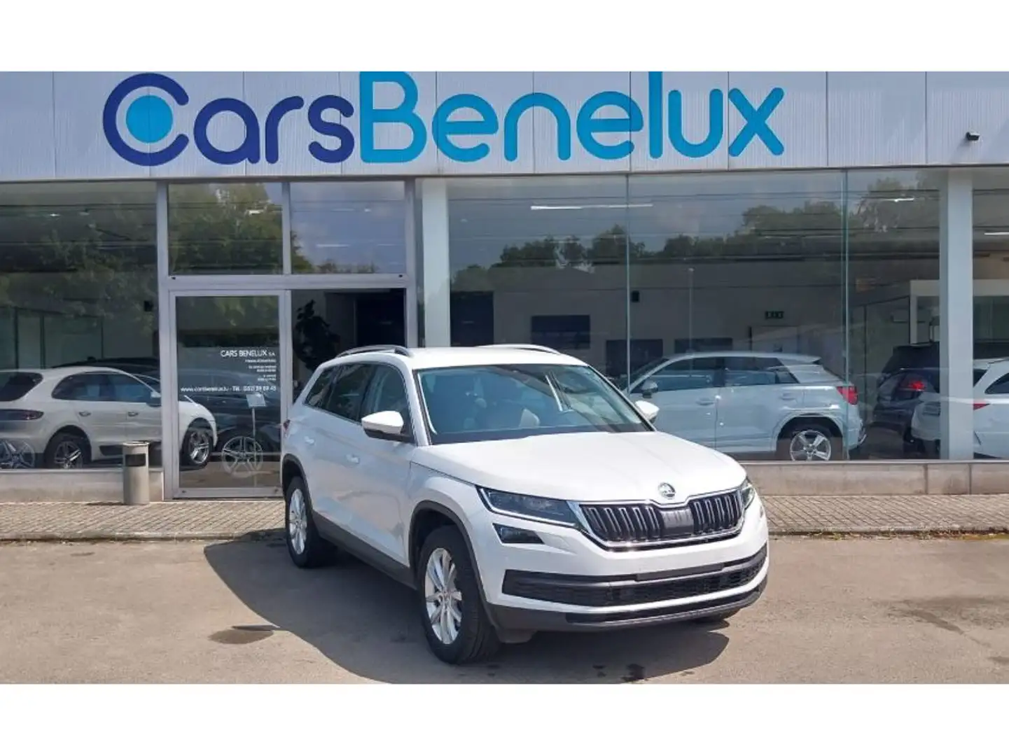Skoda Kodiaq 2.0 TDI 190 4X4 Style DSG 7 PLACES CUIR MEMO ATT R Blanc - 1