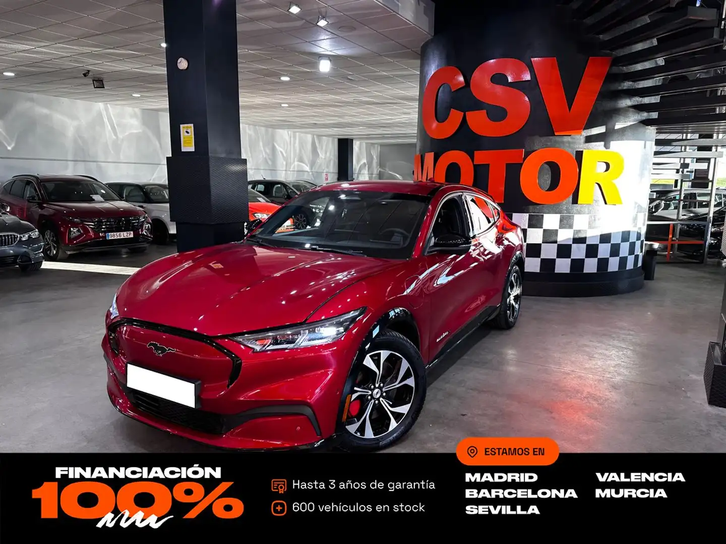 Ford Mustang AWD Rango extendido Rojo - 1