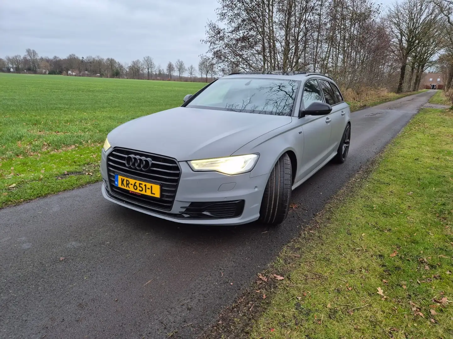 Audi A6 3.0 TDI q. Prem Edition Zwart - 1