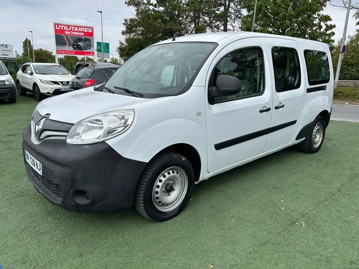 Renault Kangoo Cabine Approfondie 5 places (8.325 HT) 1.5 dCi 90ch Grand Confort Blanc - 1