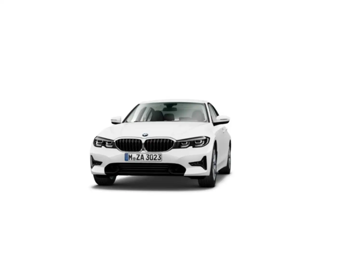 BMW 318 318d Blanc - 1