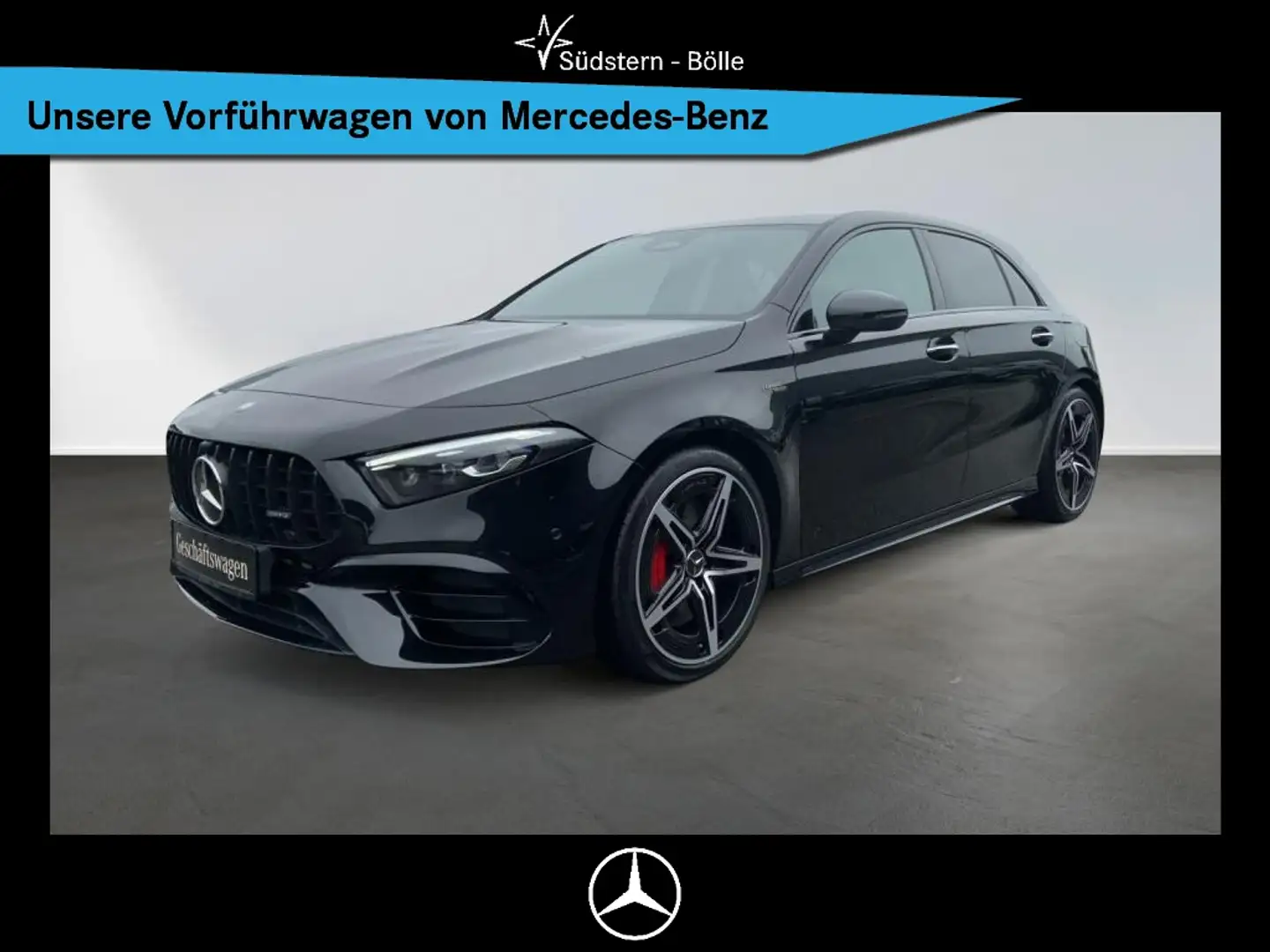 Mercedes-Benz A 45 AMG A 45 S AMG 4M+  +SHZ+DISTRO+AMBIENTE+MEMORY+PDC Schwarz - 1