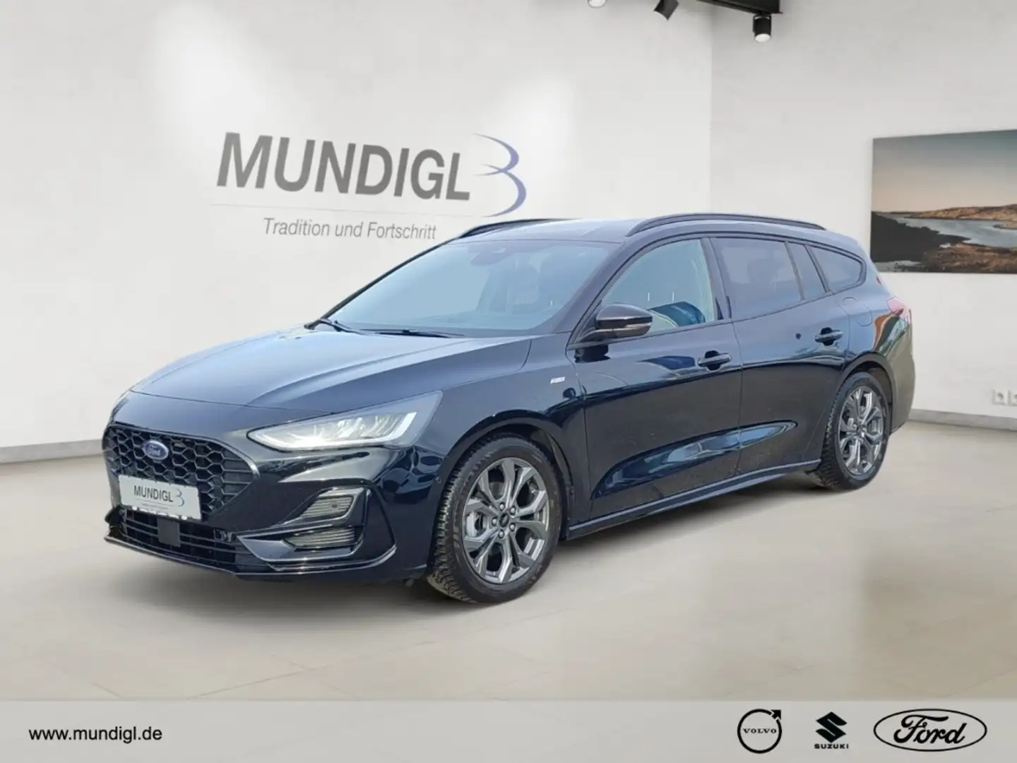 Ford Focus Turnier ST-Line X AHK Navi HeadUp ACC AUTOM RFK S Schwarz - 1