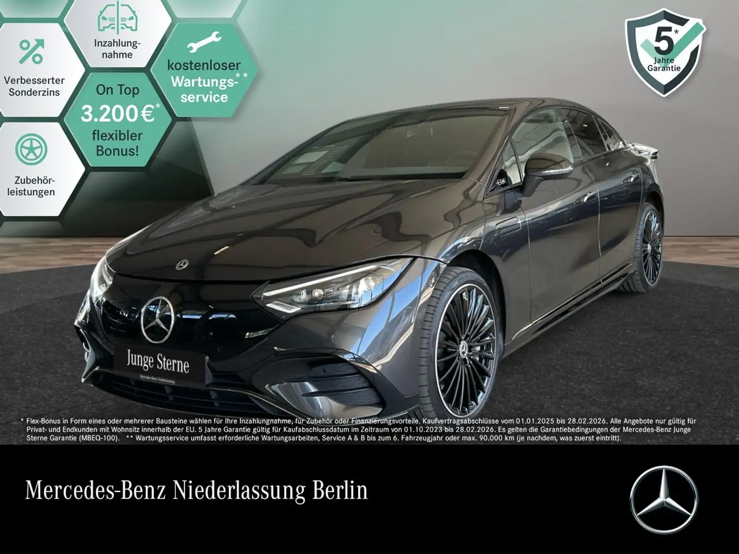 Mercedes-Benz EQE 300 AMG WideScreen Airmat Night Kamera PTS Gris - 1