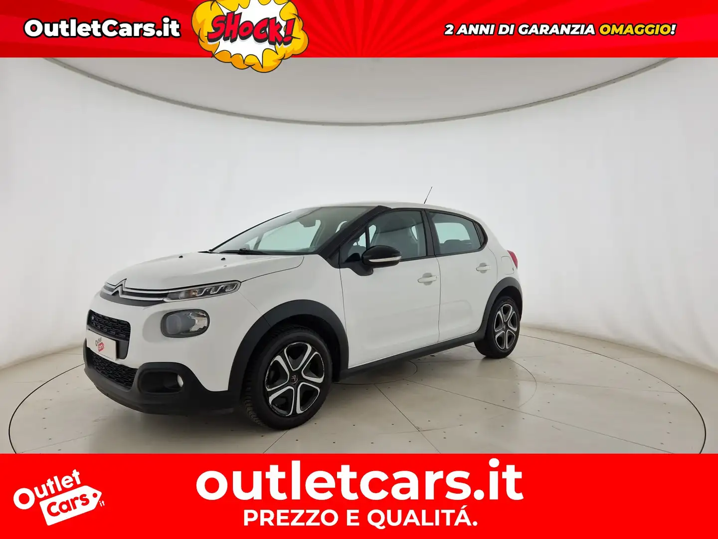 Citroen C3 1.2 puretech shine 82cv Bílá - 1