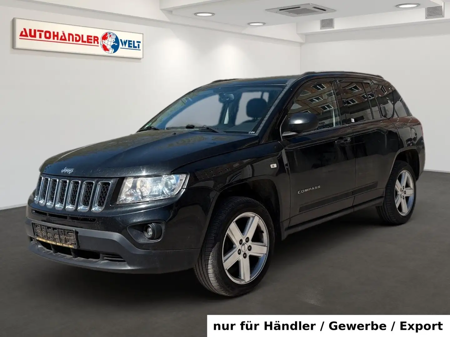 Jeep Compass Jeep 2.2 CRD 4x4 1.Hand AAC SHZ Navi PDC Schwarz - 1