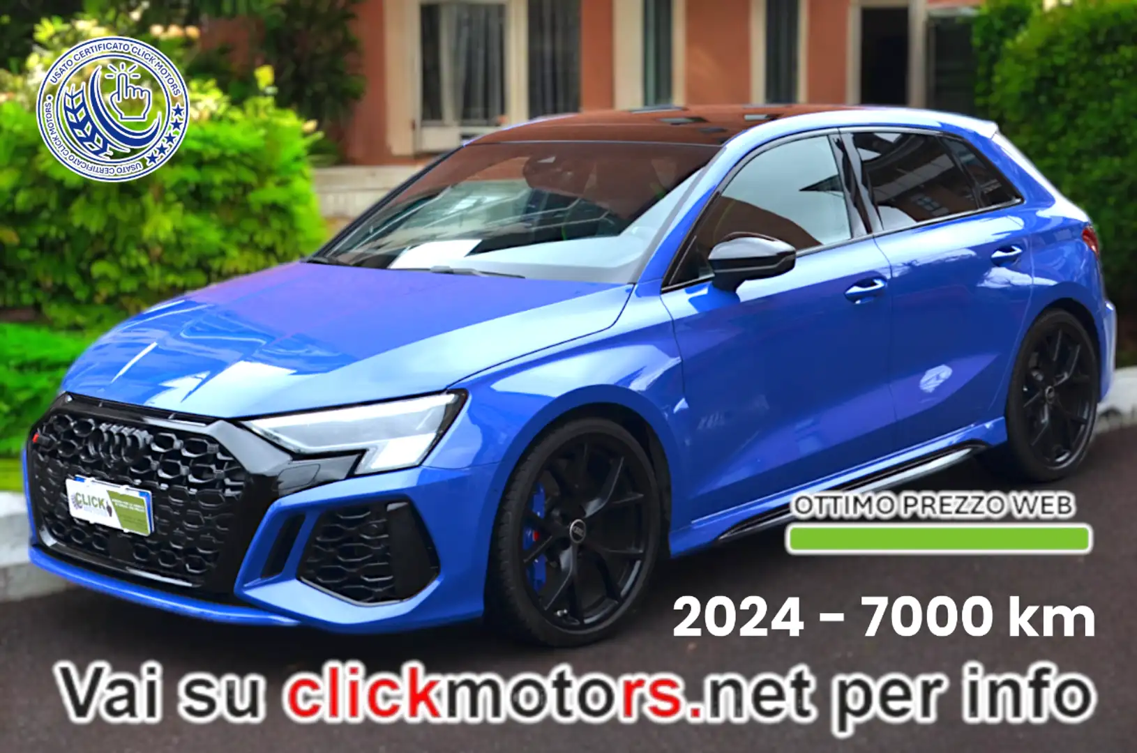 Audi RS3 A3 IV 2024 Sportback RS3 2.5 tfsi quattro s-tronic Bleu - 1