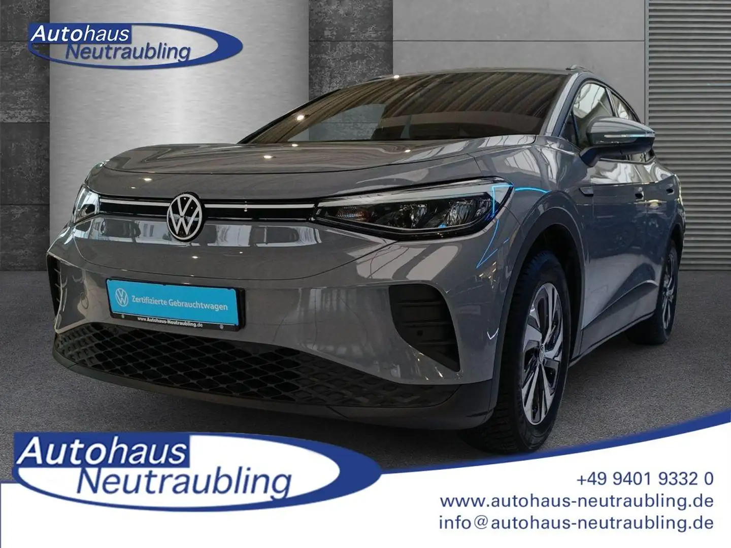 Volkswagen ID.4 52 KWh "PURE PERFORMANCE" 170 PS DSG+NAVI+ACC+REAR Grau - 1