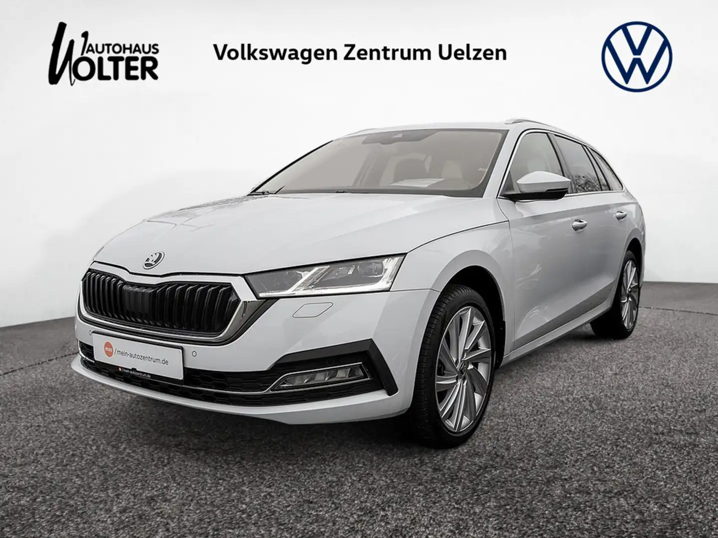 Skoda Octavia Combi 2.0 TDI DPF Style DSG AHK ACC P Weiß - 1