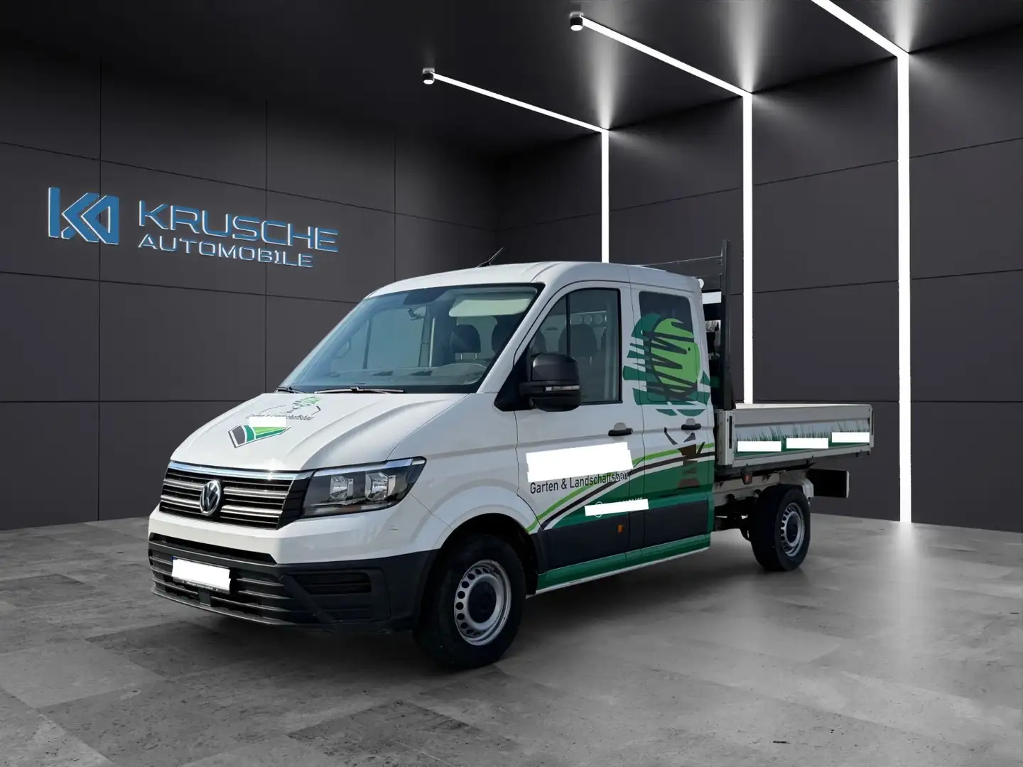 Volkswagen Crafter Pritsche DOKA mittellang *AHK*RFK*MwSt ausweisb. Weiß - 1
