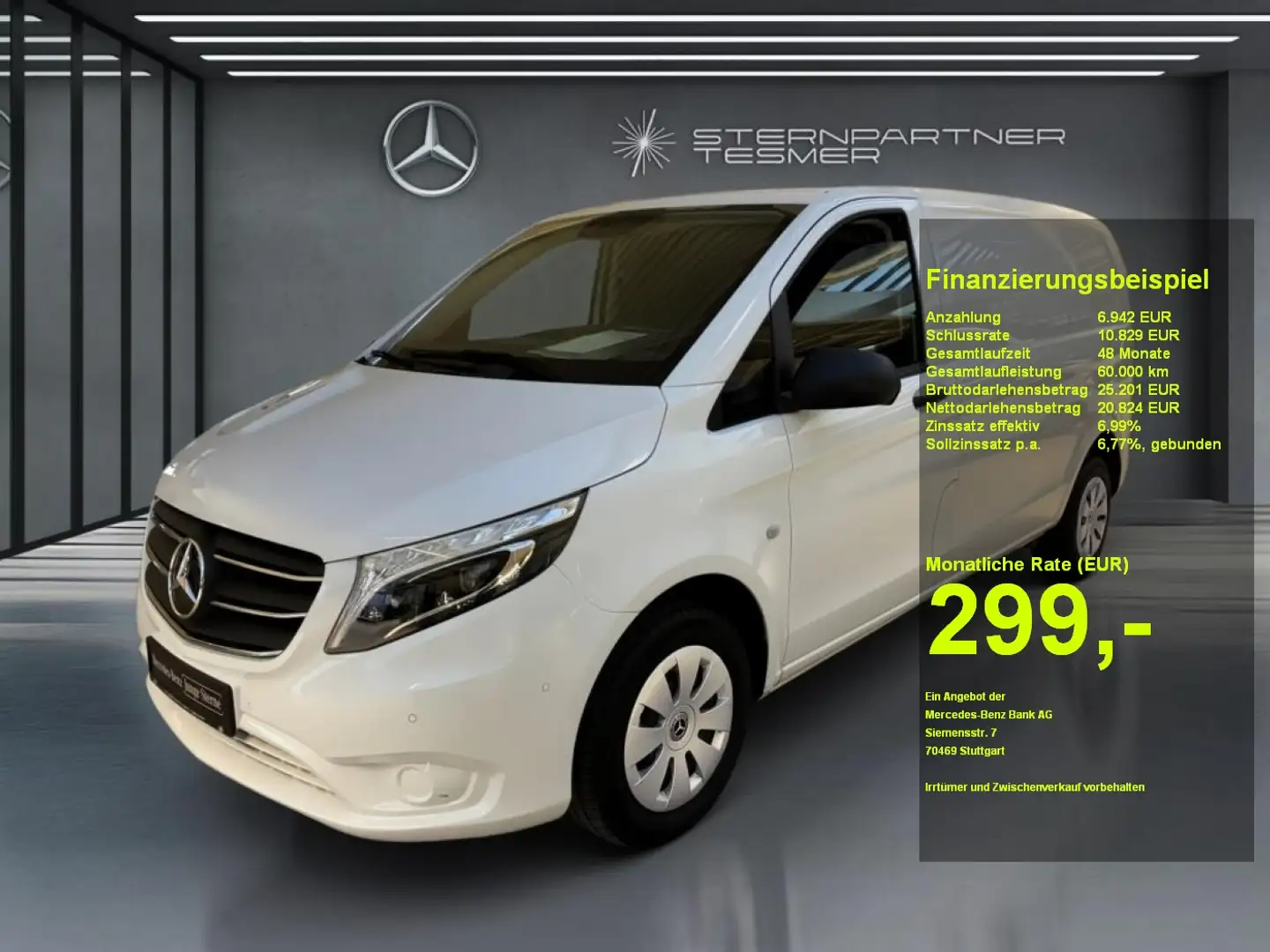 Mercedes-Benz Vito 114 CDI KA Kompakt LED+StHz+AHK-Kamera Weiß - 1