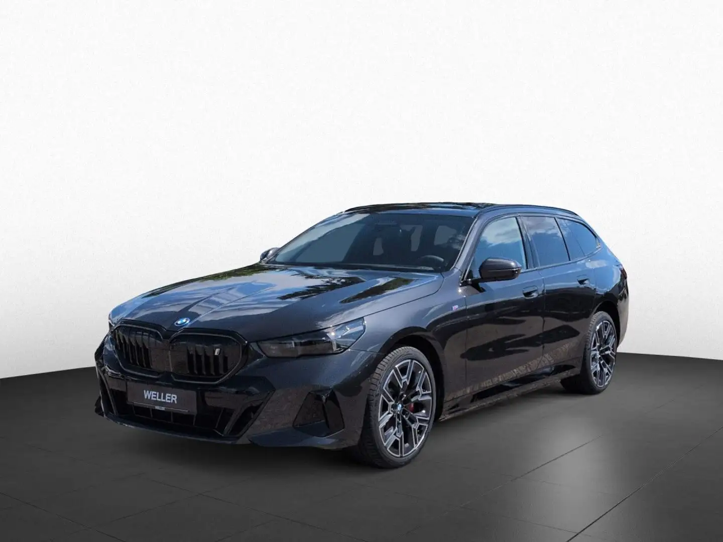 BMW i5 xDrive40 Touring M Sport LivePro AHK H/K HUD Grijs - 1