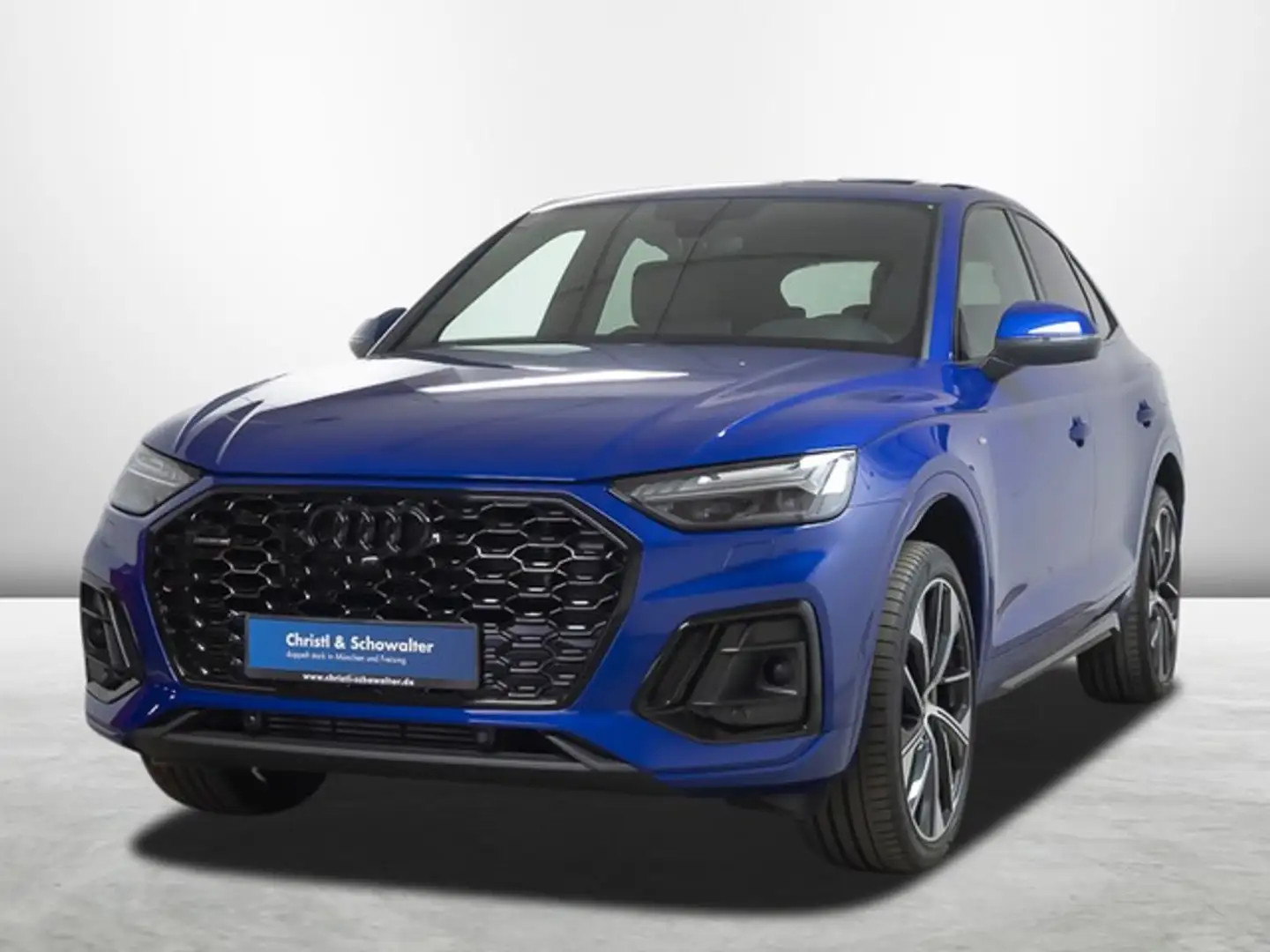 Audi Q5 Sportback 50 TFSIe quattro S line MATRIX Blauw - 2