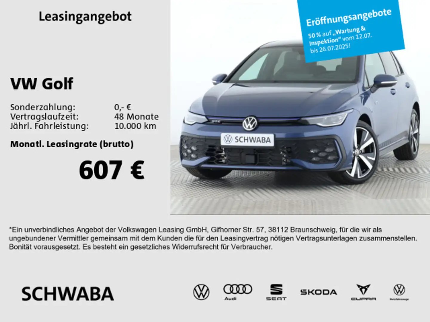 Volkswagen Golf GTE GTE 1.5 TSI *DCC*IQ.LIGHT*HdUp*AHK*ACC*18"* Blau - 1