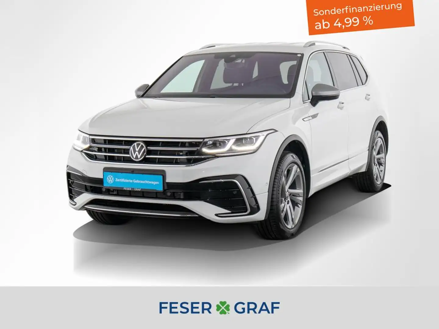 Volkswagen Tiguan Allspace R-Line Tiguan 2.0 RLineDT147TDI Weiß - 1