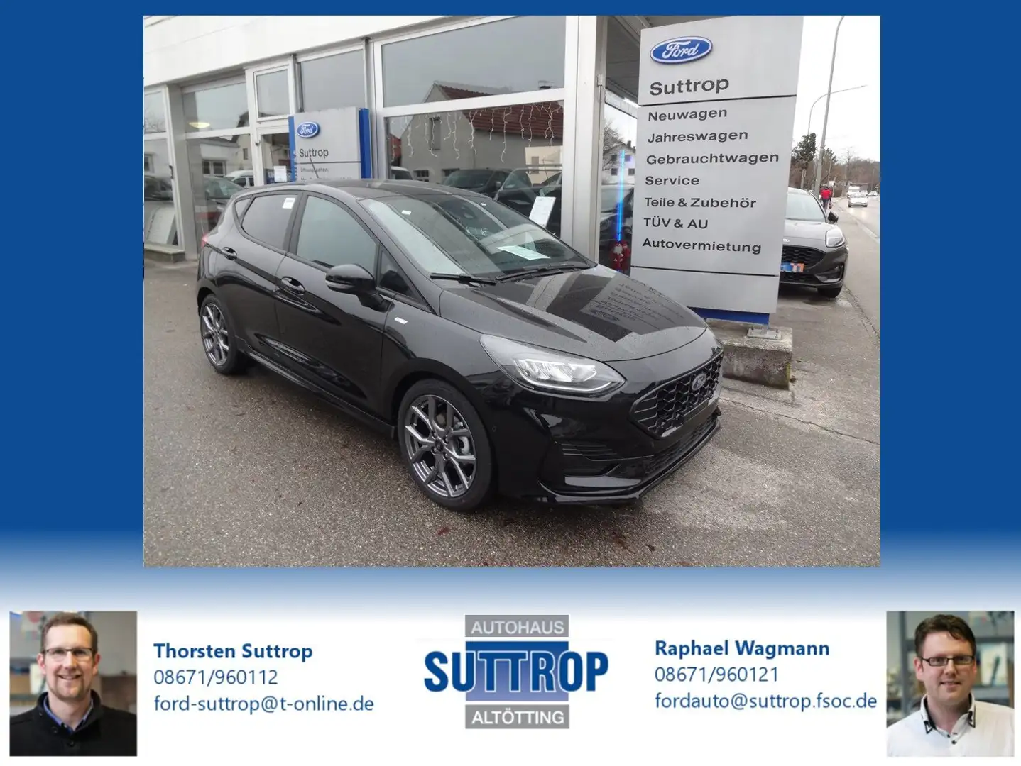 Ford Fiesta ST-Line M-HEV Schwarz - 1