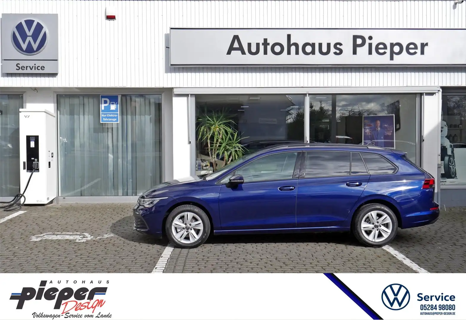 Volkswagen Golf Variant Life eTSI RFK/+3 Jahre Garantie/Privacy-glass 8... Bleu - 1