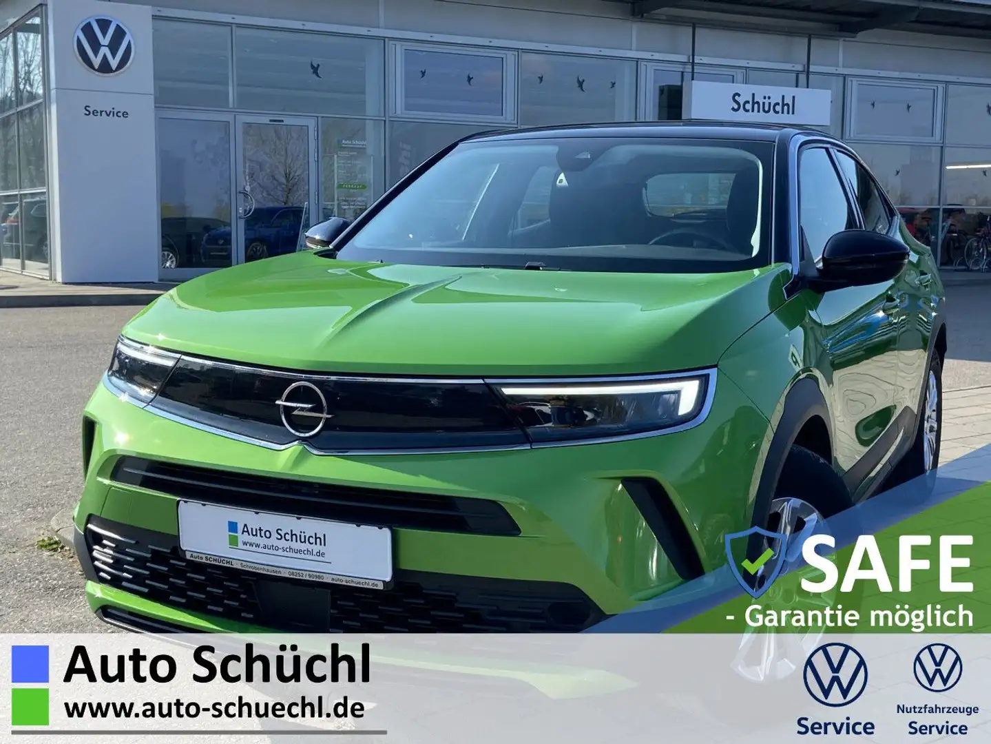 Opel Mokka-E EDITION 3-PHASIG+CCS+NAVI-PRO+KAMERA+LED Grün - 1