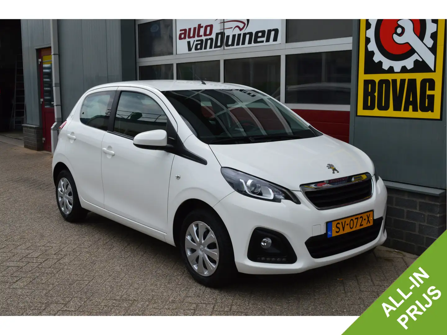 Peugeot 108 1.0 e-VTi Active O.a: LED, PDC, Airco, Bluetooth, Wit - 1