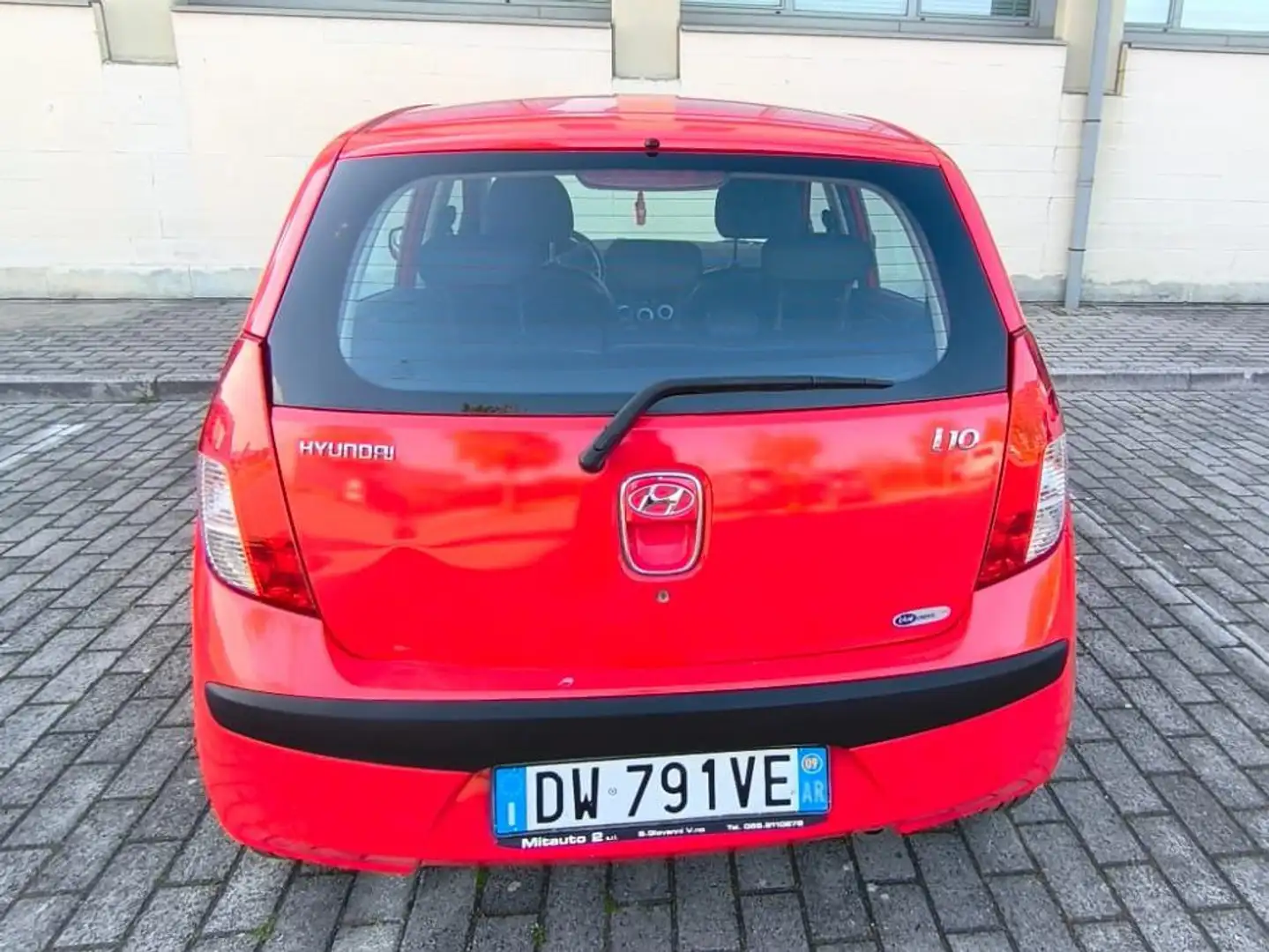 Hyundai i10 i10+I+2008+1.1+Active+Gpl Rouge - 2